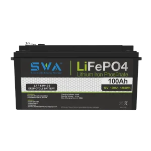 SWA 12V 100AH (1.28 kWh) LiFePo4 battery