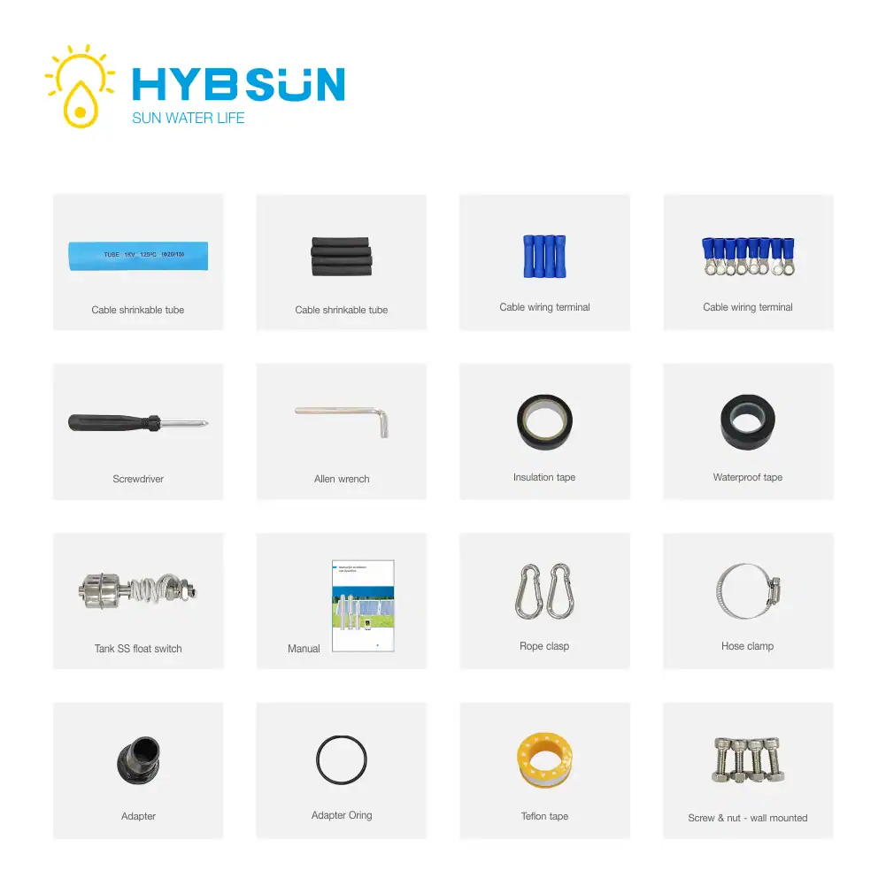 Hybsun 4USH1300-125-6F Hybrid Solar Well Pump – 1.3 kW Submersible AC/DC Pump for Deep Wells up to 125 m Hybsun 4USH1300-125-6F Hybrid Solar Well Pump in Cyprus