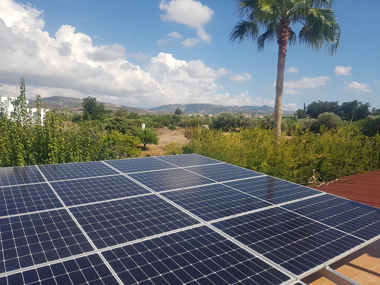 Grid-Tied Photovoltaic System 10kW Peyia