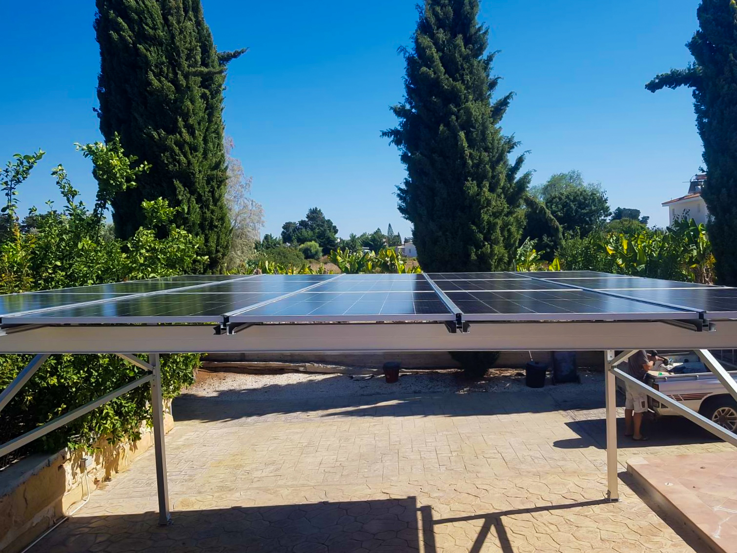 Solar Carport Installations in Cyprus