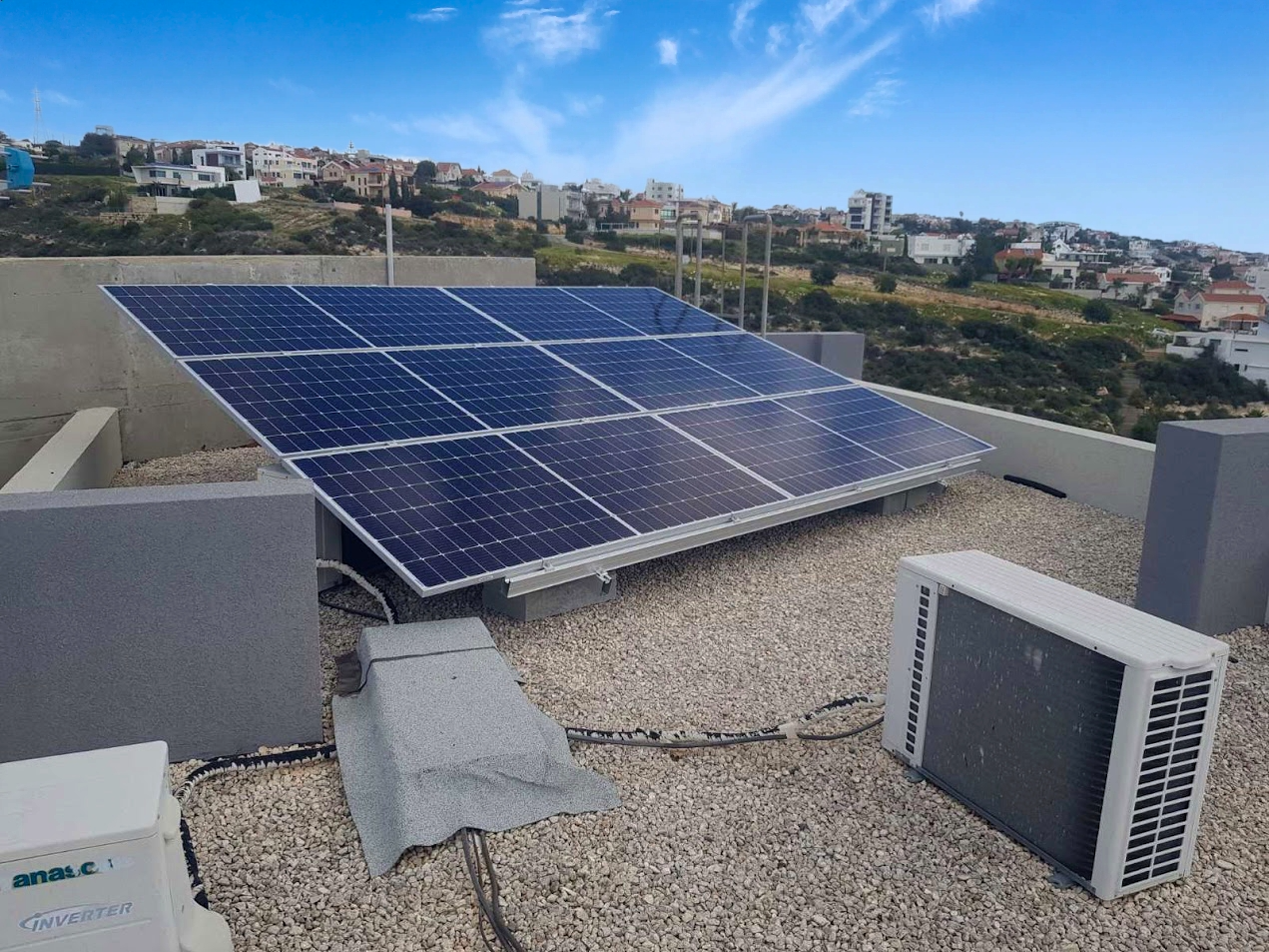 Grid-Tied Photovoltaic System 5kW Limassol