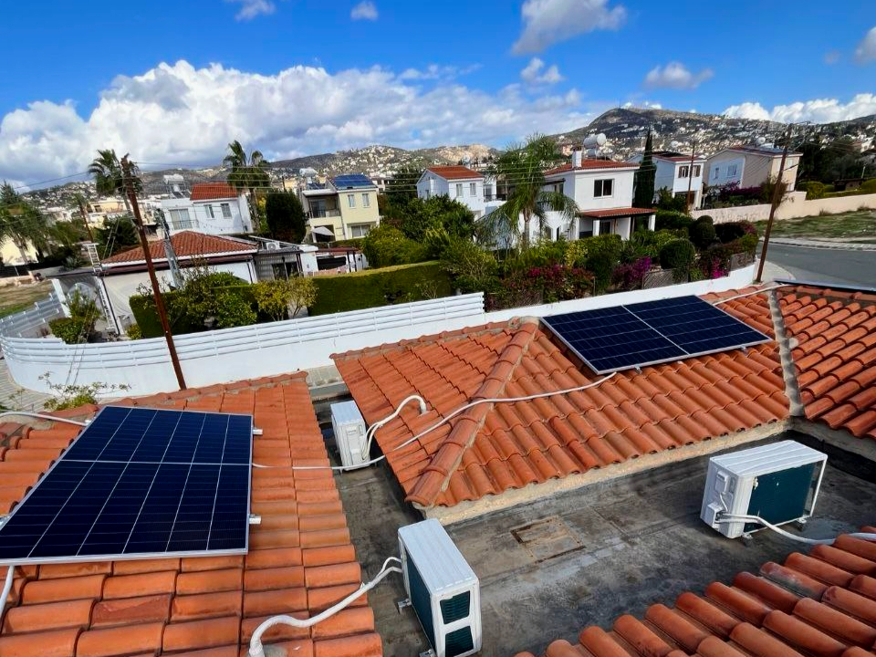 Grid-Tied Solar Installations in Cyprus Grid-Tied Photovoltaic System 4kW Tala
