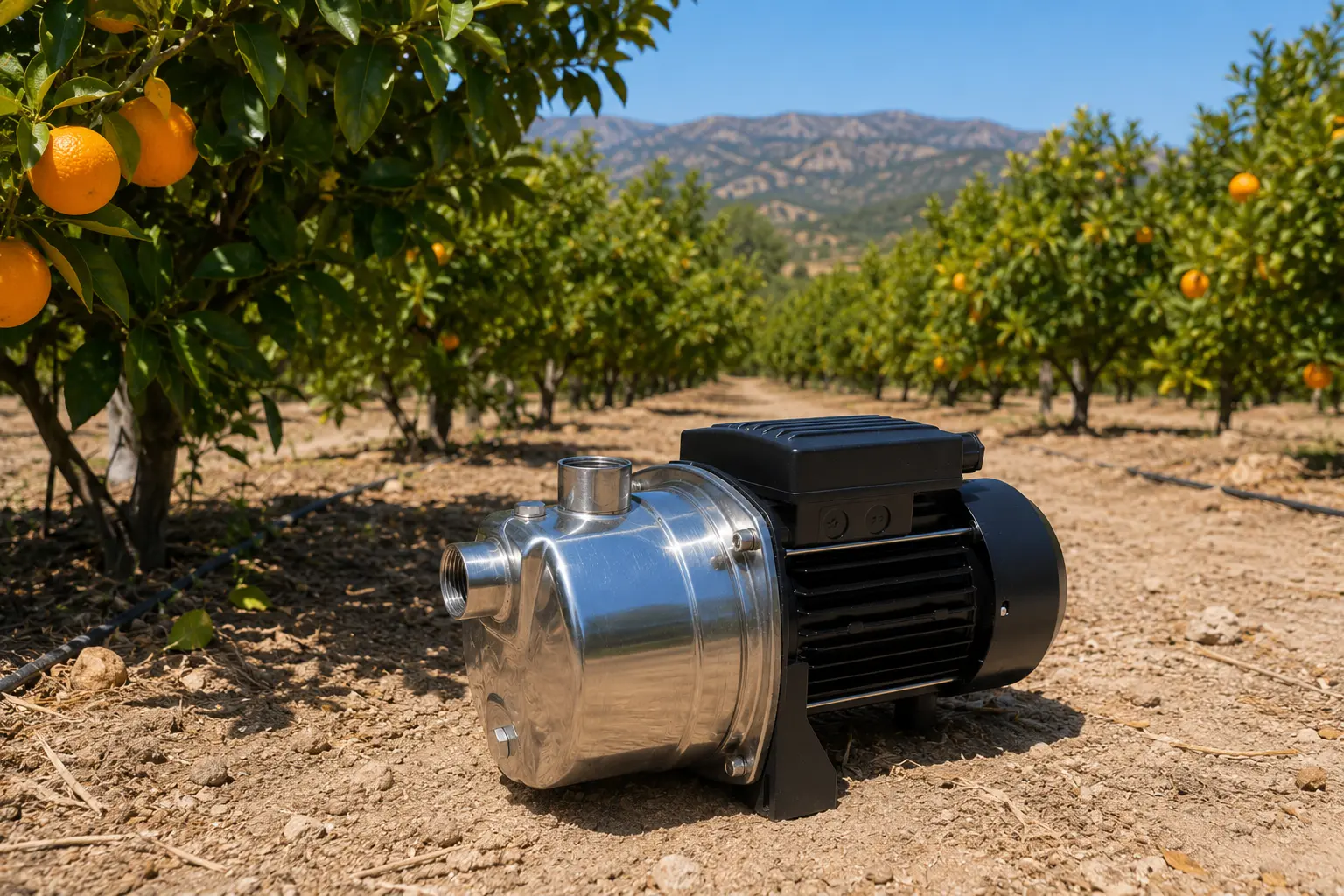 Solar pumps for agriculture in Cyprus